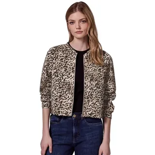 Street One Studio Damen Blouson mit Leo-Muster