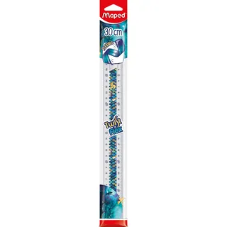 Maped Lineal TWIST ́n FLEX DRAGON 30,0 cm, bunt/transparent