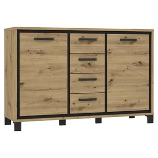 Forte Kommode Farida Holzoptik Artisan-Eiche