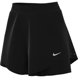 Nike Damen Swift Df Mr 2N1 Shorts, Black/Reflective Silv, S