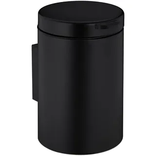 Relaxdays Kosmetikeimer 3 l Schwarz