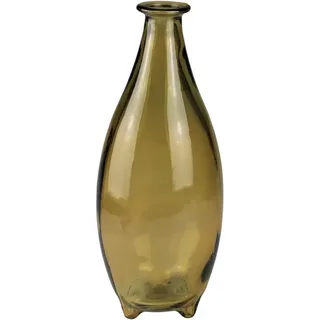 AM Design "Strahlende gelbe Vase aus Glas", verleiht jedem Raum Farbe und Leben,