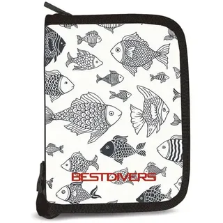 Best Divers Dive Art10 6-ring-tauchtagebuch-umschlag - Psychedelic - One Size