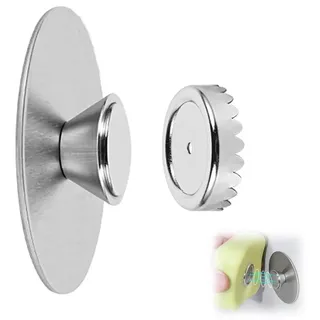 KEMUZ Seifenmagnethalter 2er Set – Magnetischer Seifenhalter aus Edelstahl 304, Starkes N52-Magnetsystem, Kein Bohren, Für Dusche, Badewanne & Waschbecken | Hygienisch & Platzsparend