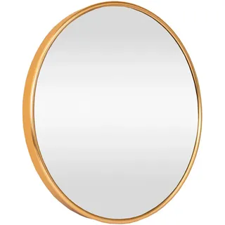 [en.casa] Wandspiegel Ordona 50 x 2,8 cm Goldfarben