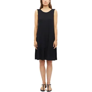 s.Oliver Damen Kleid – Relaxed Fit, Jersey, ärmellos, Rundhalsausschnitt