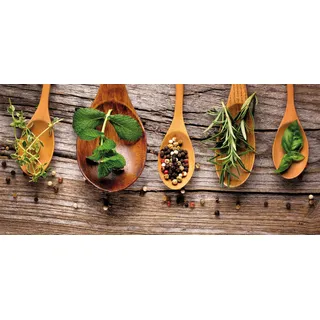 Bönninghoff Leinwandbild »Gewürze Kräuter Küche Deko« 1 Stk. tlg., braun