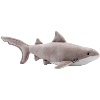 WWF Plüsch Weißer Hai 33 cm Grau