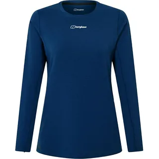 Berghaus Delta Langarm-Shirt für Damen - Berghaus, Farbe:JW4-HALE NAVY, Größe:UK 18 // DE 44