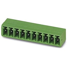 PHOENIX CONTACT MC 1,5/16-G-3,5 Leiterplattengrundleiste, Nennquerschnitt 1,5 mm2, Farbe grün, Anzahl der Anschlüsse 16, Artikelfamilie MC 1,5/..-G, Rastermaß 3,5 mm, 50 Stück