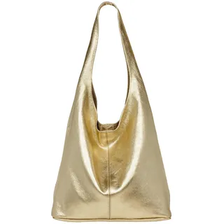 Caspar große Damen Wildleder Tasche Hobo Bag Shopper - CLASSIC LINE - Modell No.767 - Made in Italy