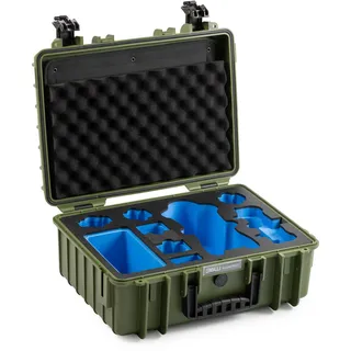B&W International Transportkoffer Outdoor 5000 (PP.221) Wasserdicht (IP67) extrem robust Bronze/Grün