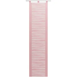 Neutex for you! Schiebegardine »Padova« Schlaufen 1 Stk. tlg. inkl. Beschwerungsstange, Halbtransparent, Fransen-Effekt, modern, rosa