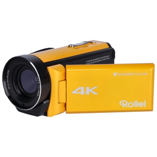 Rollei Movieline UHD5mWaterproof - 4K Camcorder, 5m wasserdicht, mit 13 MP hohe Auflösung für Outdoor-Abenteuer