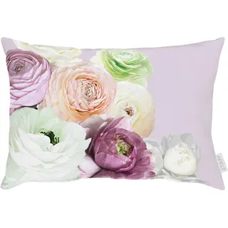 Dekokissen APELT "6802" Gr. 1, lila (lavendel, bedruckt), B:33cm H:5cm L:45cm, Baumwolle, Polyester, Dekokissen_Sitzkissen_Kissenhüllen, Dekokissen