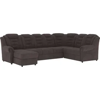 Home Affaire Wohnlandschaft Polyester U-Form 3-Sitzer Schwarz
