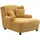 Relaxsessel Oase Mikrofaser 120 x 101 x 142 cm orange mit 2 Zierkissen