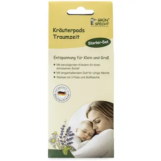 Grünspecht Kräuterpads „Traumzeit“ Starter-Set 3 Kräuterpads im luftdicht verpackten Seitenfaltenbeu - 1.0 Stück