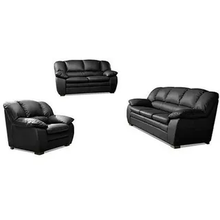 Cotta Couch 3-2-1 Garnitur 2-Sitzer + 2,5-Sitzer Schwarz