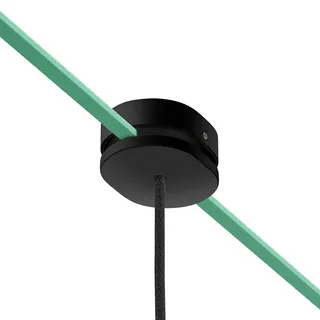 Creative Cables Ovale Deckenrosette Für Schienensystem - Black - One Size