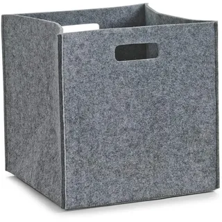 Zeller Aufbewahrungskorb 32 x 32 x 32 cm 1-tlg. grau