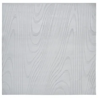 Beliani Ontake Kunstfellteppich 160 x 160 cm Hellgrau