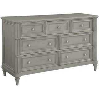 Design Kommode Luxus Holz Sideboard Kommoden Schrank Wohnzimmer Schränke Barock - Grau