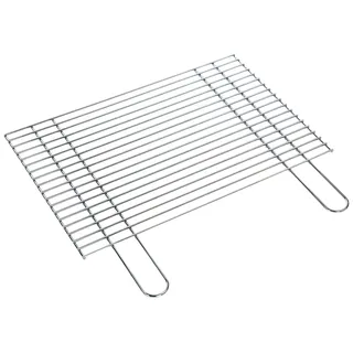 tepro Grillrost verchromt – ca. 58 x 45 cm, mit 2 Griffen – robuste Grillfläche ca. 57,8 x 30 cm – passend für Holzkohle-, Gas- & Elektrogrills