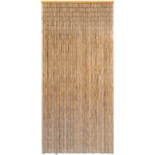 vidaXL Insektenschutz Türvorhang Bambus 100 x 220 cm Braun