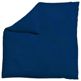 Schlafgut Bettdeckenbezug , Dunkelblau , Textil , Uni , 200x200 cm , Textiles Vertrauen - Oeko-Tex®, AZO-frei, Bsci, Oeko-Tex® Standard 100, Oeko-Tex® Made IN Green , pflegeleicht, atmungsaktiv, bügelleicht, schadstoffgeprüft, weiche und anschmiegsame Oberfläche, bio , Heimtextilien, Bettwäsche & Leintücher, Bettwäsche, Jersey-Bettwäsche