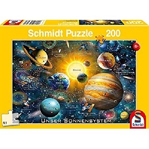 Schmidt Spiele &#8220;Unser Sonnensystem&#8221; Kinderpuzzle (200 Teile) um 7,04 € statt 9,29 €