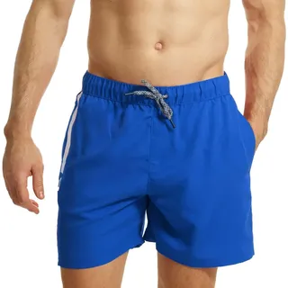 RIPT Herren Essentials Quick Dry UV 50 Sonnenschutz Badeshorts Badehose, Weiß/Königsblau, XXL