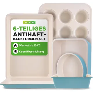 NutriChef Brotbackform Set 6-teilig