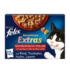 Felix Sensations Extras Gelees 12x85g Geschmacksvielfalt vom Land