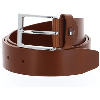 Tommy Hilfiger Herren Gürtel Layton Adj Ledergürtel, Braun (Cognac), 80