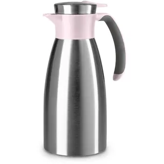 Emsa Soft Grip 1,0 Liter, Edelstahl / rosa