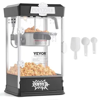 Vevor Popcornmaschine Schwarz