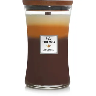 Woodwick Café Sweets Duftkerze 610 g braun