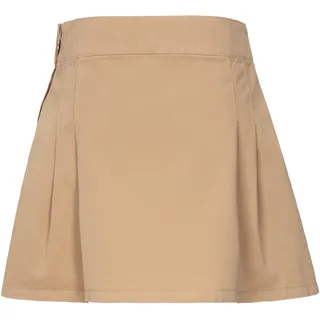 Webrock HUGO BLUE "Robano", Damen, Gr. 40, beige (open beige 280), Web, Obermaterial: 100% Baumwolle, unifarben, regular fit mini, Röcke Webrock, mit Faltenwurf Faltenrock Y2K