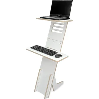 CAWI Stehschreibtisch | Steh Schreibtisch | Ständer | Standsome Stehschreibtisch | Stehpult Holz | Stehschreibtisch Aufsatz| Laptopständer