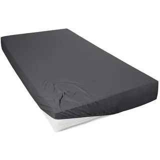 Primera Spannbettlaken Mako-Jersey 90 x 200 - 100 x 220 cm grau