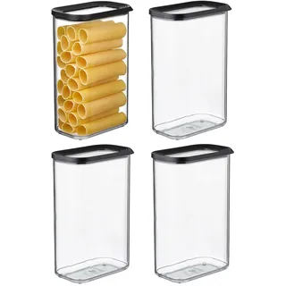 Mepal Modula schwarz 20 x 10 x 10 cm 2 l 4-teiliges Set