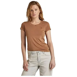 G-Star RAW Damen Eyben Slim V-Neck Top 2.0, Braun (Toasted Coconut gd D24533-B059-G414), XS