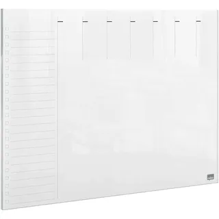 NOBO Mini-Whiteboard Wochenplaner 21 x 30 cm Transparent