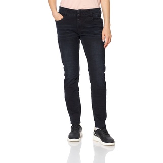 Timezone Damen Enyatz- 98% Baumwolle, 2% Elasthan Slim Jeans, Schwarz (Black Diamond Wash 9047), 31W / 32L EU