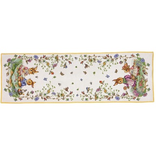 Villeroy & Boch – Spring Fantasy Tischläufer, Läufer, Frühling, Deko Ostern, Ostern Deko, Oster Deko, Geschenk Ostern, Platzdeckchen, Unterleger, Geeignet Für Die Waschmaschine, Baumwolle/Polyester