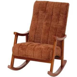 MCW Schaukelstuhl Chenille 64 x 97 x 85 cm Orange