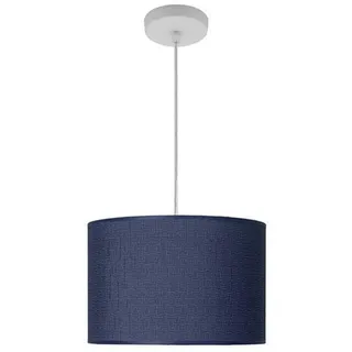 Zarivy Modischer Anhänger E27, Weiß und Blau, Maße: 30 x 30 cm, ideal für die Beleuchtung von Räumen und Dekoration mit Stil.