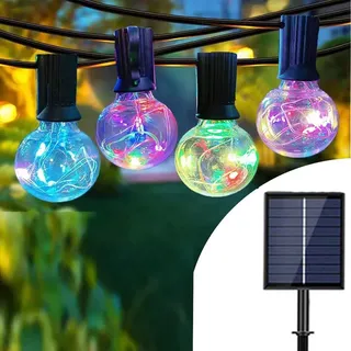 Kette Hell Solar Außen 30 Halterung Lampe 10M Licht RGB Lichter Weihnachten