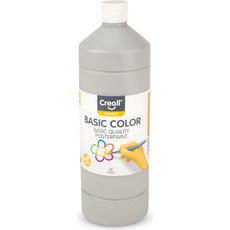 Creall, Künstlerfarbe + Bastelfarbe, Schoolverf Grijs, 1 liter (Grau, 1000 ml)